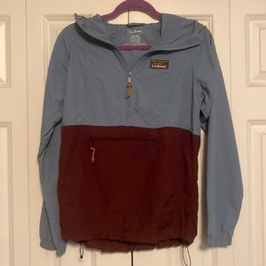 LL Bean Water Resistant Anorak Jacket